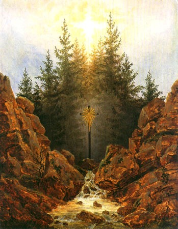 Cross in the forrest, c.1820 - Caspar David Friedrich