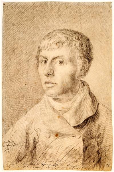 Self-portrait as a young man, 1800 - Каспар Давид Фридрих