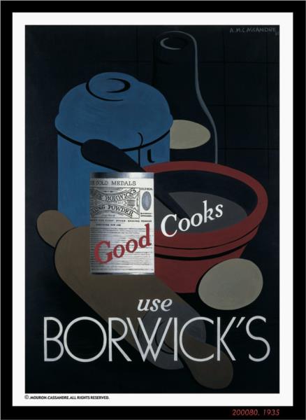 Borwick's, 1935 - Cassandre