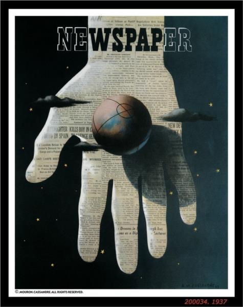 Newspaper, 1934 - Cassandre