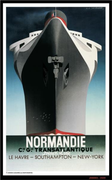 Normandie, 1935 - Cassandre