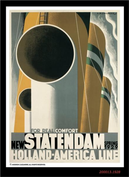 Statendam, 1928 - Cassandre