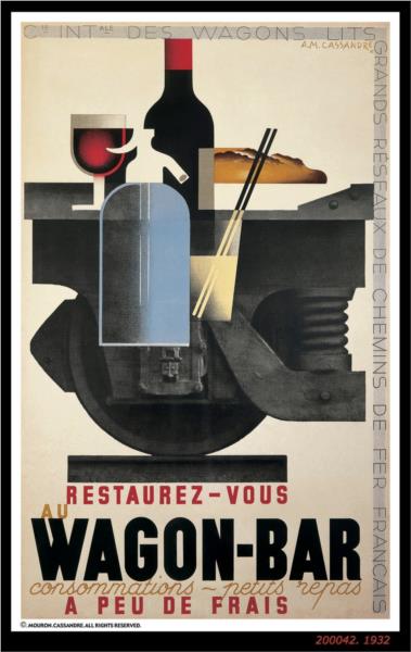 Wagon Bar, 1932 - Cassandre