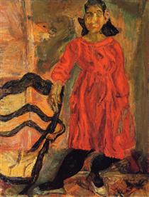 Girl in Red - Chaim Soutine