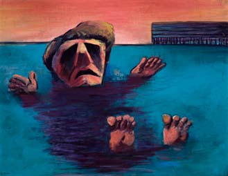 Man Floating, 1953 - Чарльз Блекман