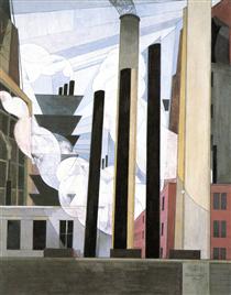 End of the Parade, Coatesville, Pa. - Charles Demuth