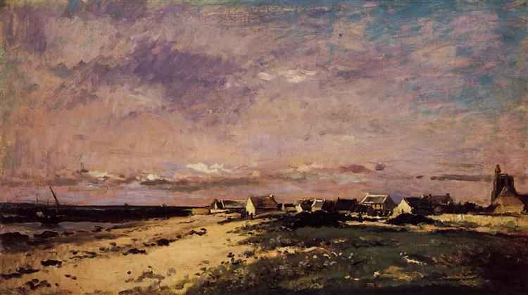 French Coastal Scene, 1868 - Charles-Francois Daubigny