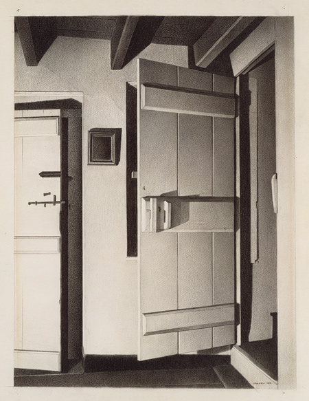A Porta Aberta, 1932 - Charles Sheeler