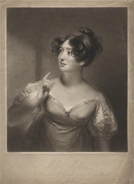 Harriot Beauclerk (née Mellon), Duchess of St Albans, 1806 - Charles Turner