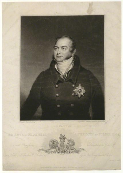Prince Augustus Frederick, Duke of Sussex, 1825 - Charles Turner