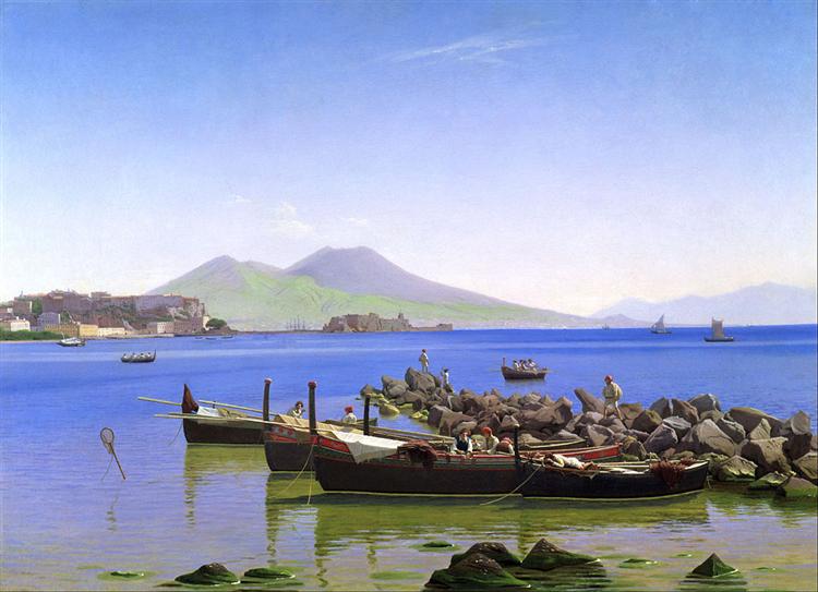 Bay of Naples, 1843 - Christen Købke