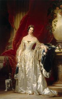 Portrait of Empress Alexandra Fedorovna - Christina Robertson