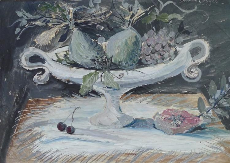 Still Life with Fruit Bowl - Christo Coetzee