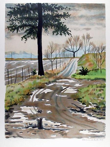Untitled - Country Road, 1979 - Clarence Holbrook Carter