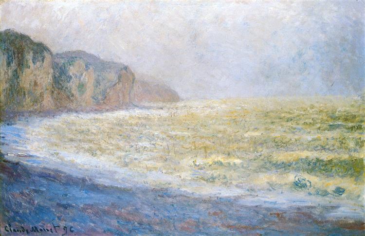 Cliff at Pourville, 1896 - Claude Monet