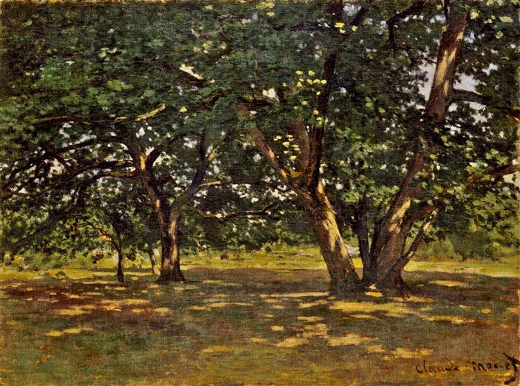 Fontainebleau Forest, 1865 - Claude Monet