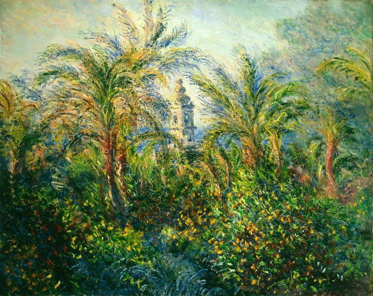 Garden in Bordighera, Impression of Morning, 1884 - Клод Моне