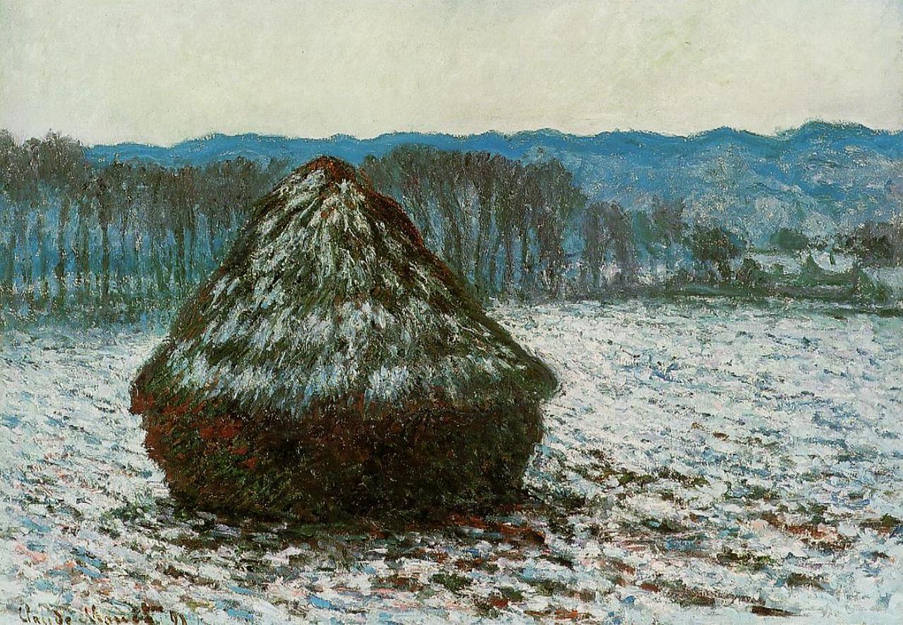 Grainstack 2 1891 Claude Monet WikiArt Org   Grainstack 2 