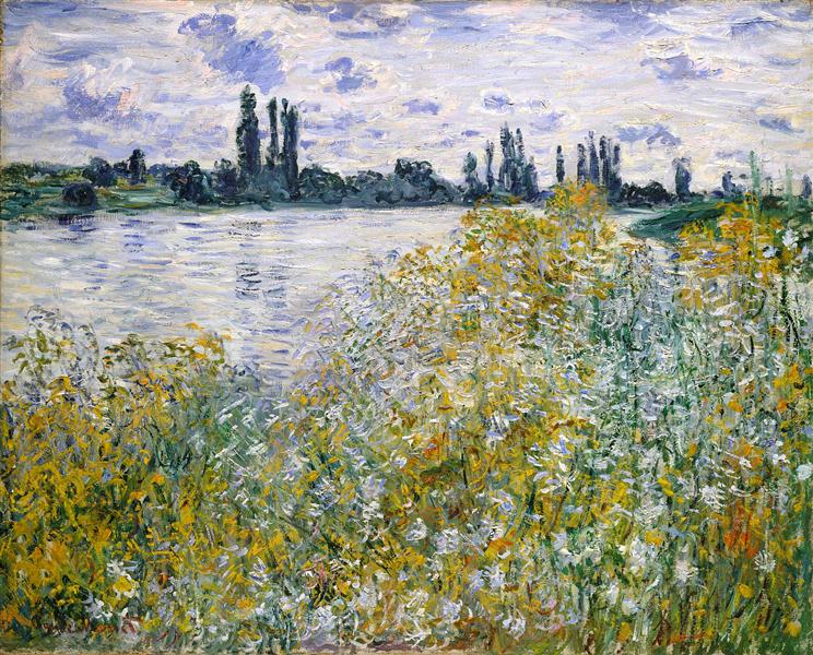 Остров цветов на Сене близ Ветёя, 1880 - Клод Моне