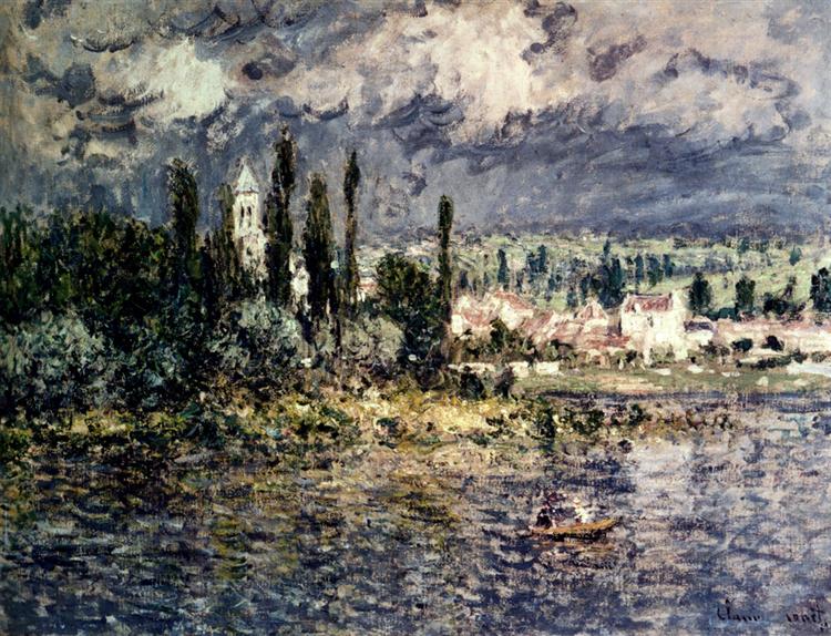 Пейзаж с грозой, 1880 - Клод Моне