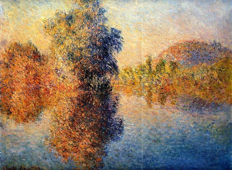 Morning on the Seine, 1893 - Клод Моне