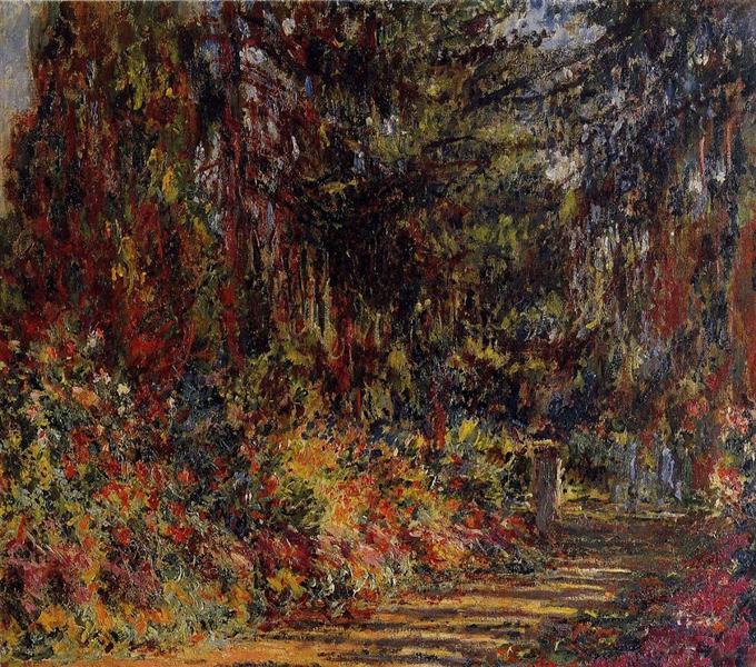 Тропинка в Живерни, 1902 - 1903 - Клод Моне