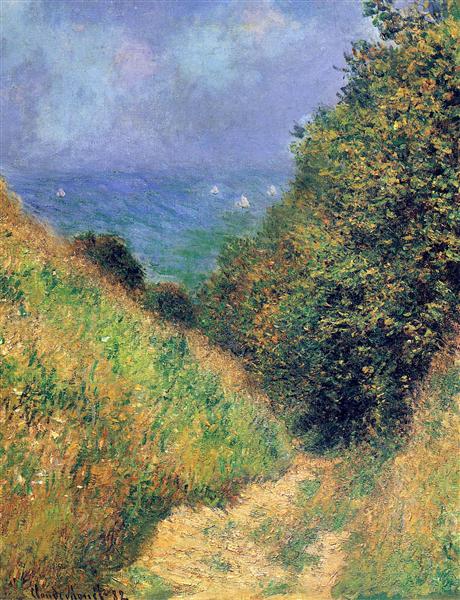 Path at Pourville 02, 1882 - Claude Monet