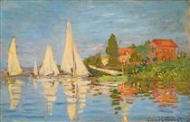 Régates à Argenteuil - Claude Monet