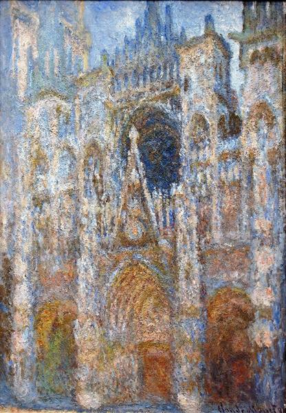 Rouen Cathedral, Magic in Blue, 1894 - 莫內