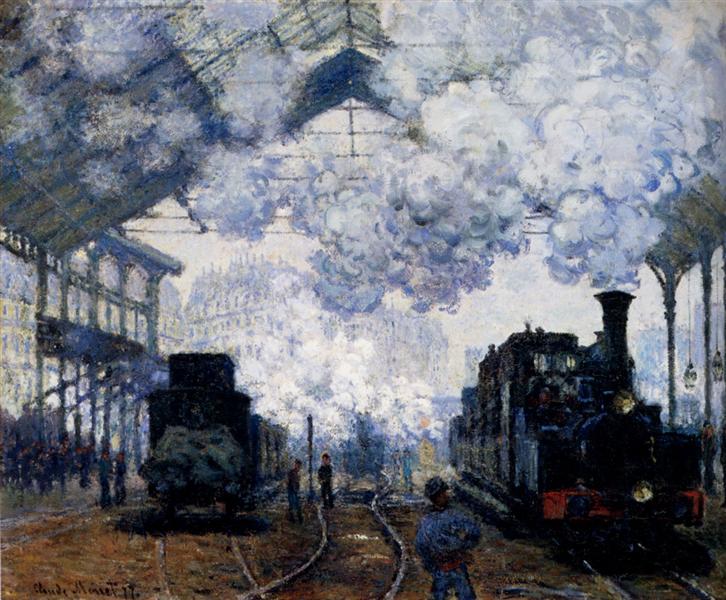 Saint-Lazare Station, Exterior, 1876 - 莫內