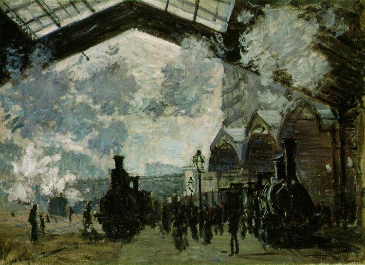 Saint-Lazare Station, 1877 - Claude Monet