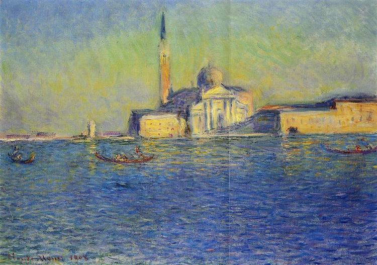 San Giorgio Maggiore, 1908 - Claude Monet