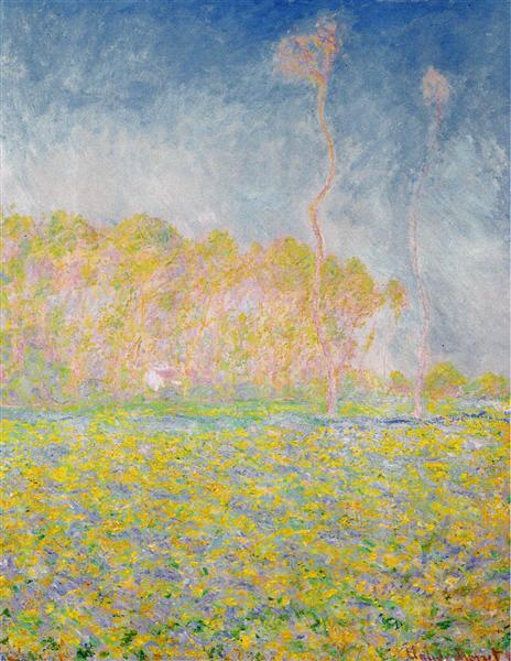 Весенний пейзаж, 1894 - Клод Моне