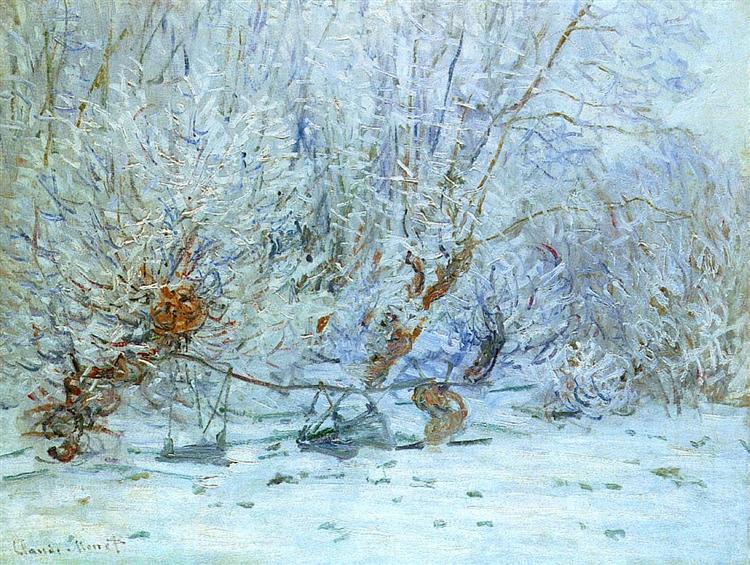 Мороз, 1885 - Клод Моне