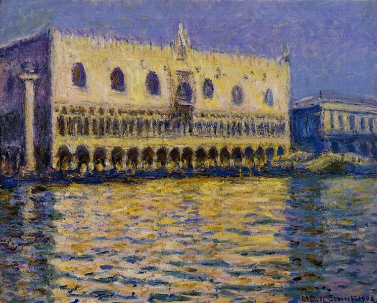 The Palazzo Ducale 2, 1908 - Claude Monet