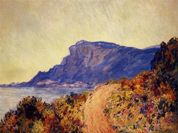 The Red Road at Cap Martin, near Menton, 1884 - Клод Моне