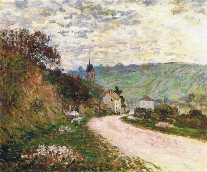 The Route a Vetheuil, 1878 - Claude Monet