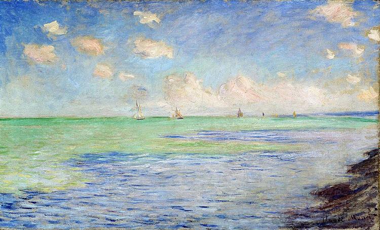 The Sea at Pourville, 1882 - Claude Monet