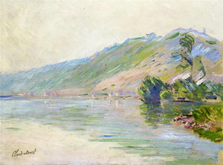 The Seine at Port-Villes, Clear Weather, 1894 - Клод Моне