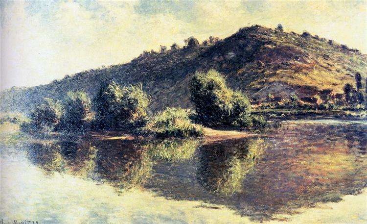 The Seine at Port-Villez, 1883 - 莫內