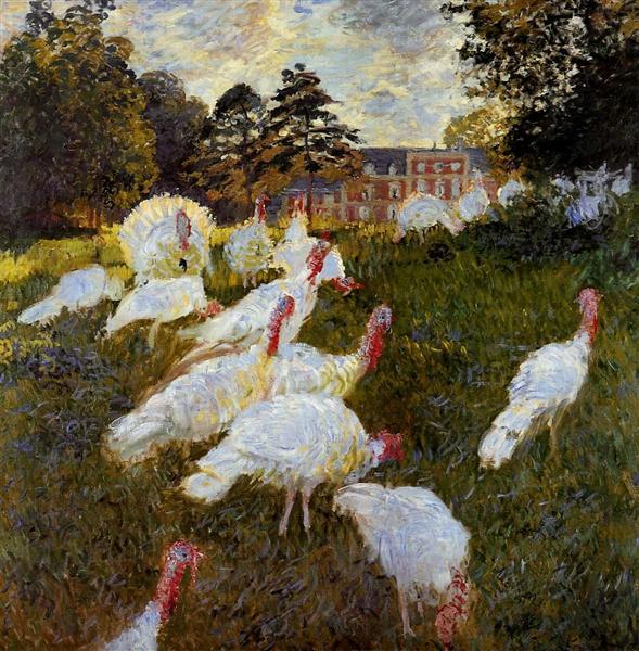 Les Dindons, 1876 - Claude Monet