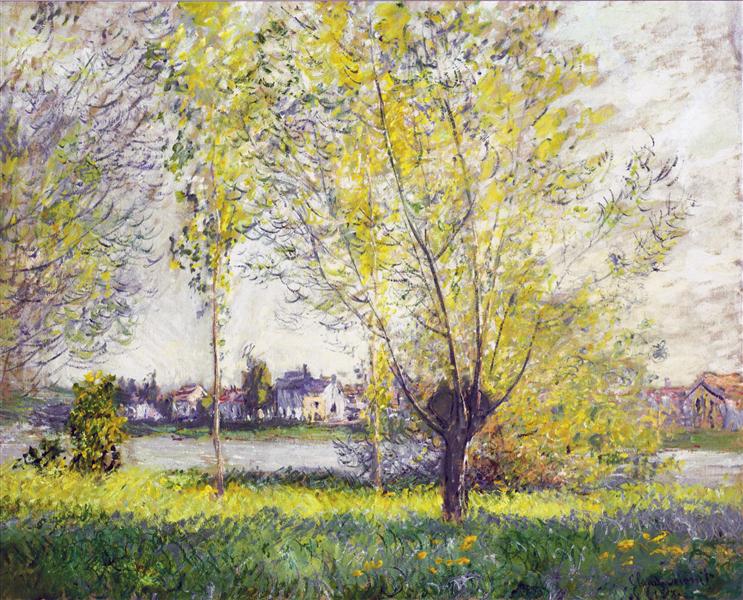 Ивы, 1880 - Клод Моне