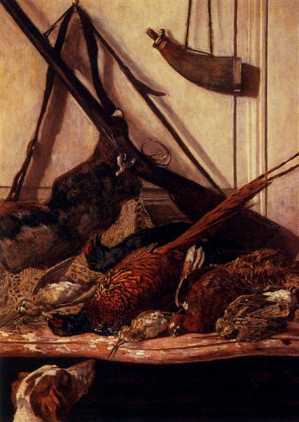 Trophies of the Hunt, 1862 - Клод Моне