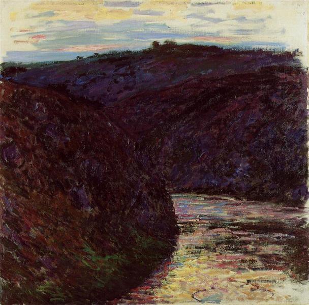 Valley of the Creuse, 1889 - 莫內