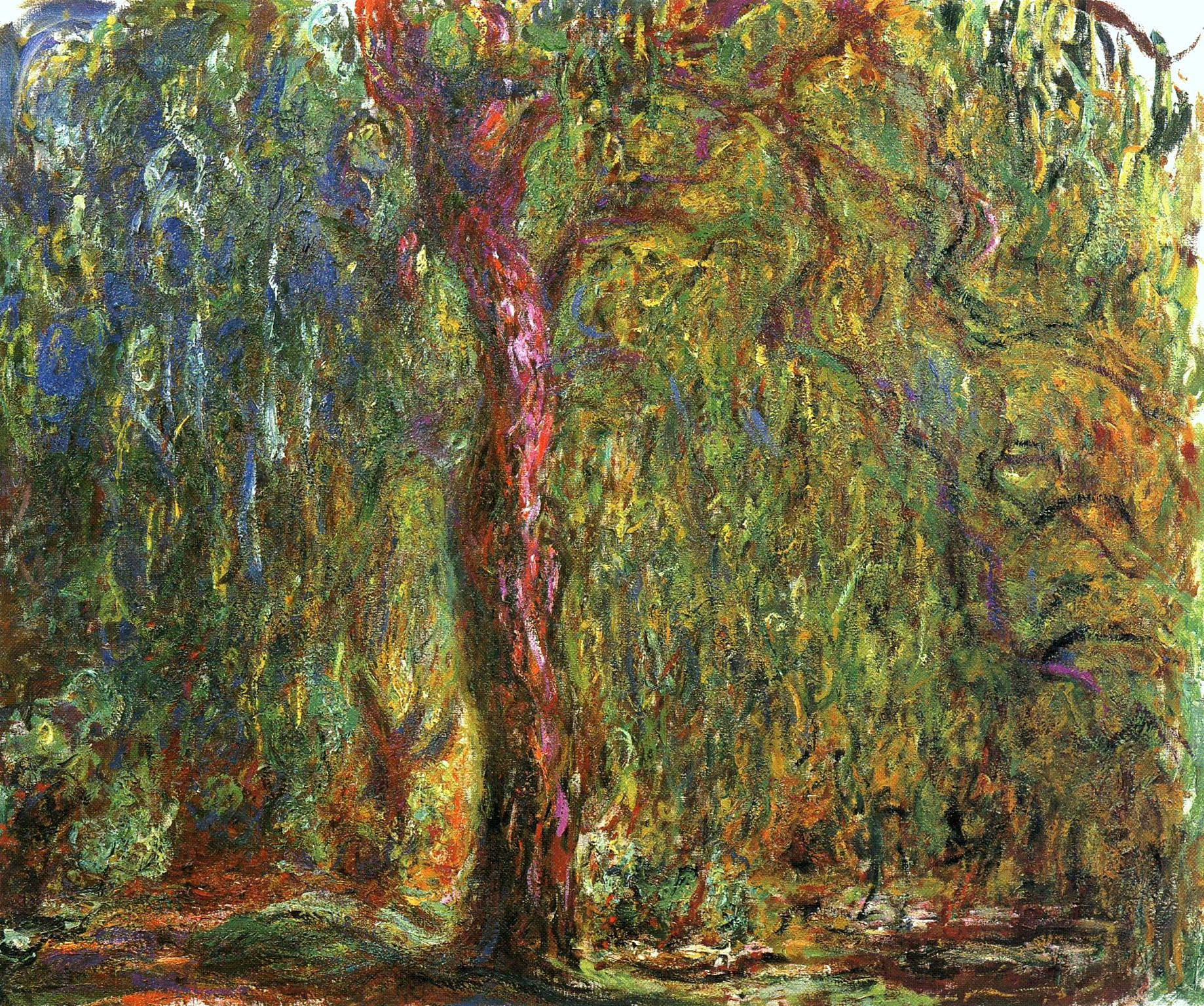 Weeping Willow, 1918 - 1919 - Claude Monet - WikiArt.org