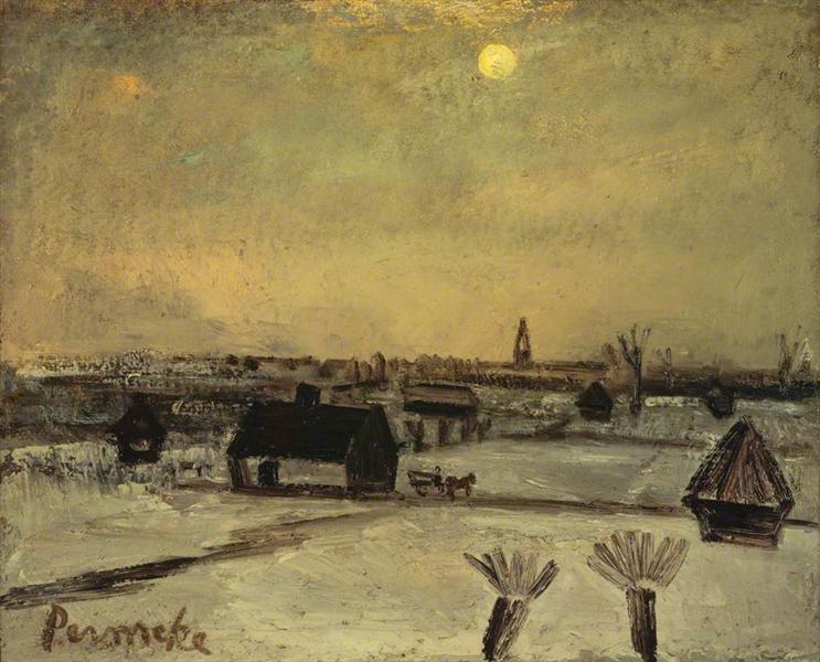 Hiver en Flandre (Winter in Flanders), 1930 - Constant Permeke
