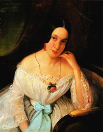 Portrait of a woman - Константин Даниэль Розенталь