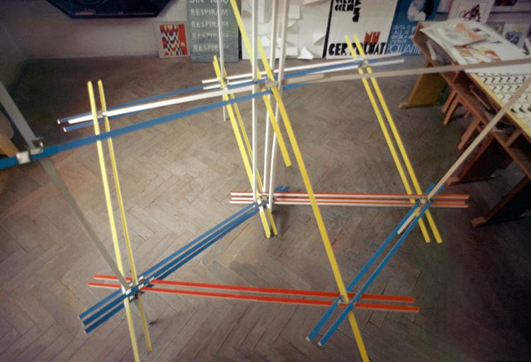 Assembly (Triangulary Bars I), 1972 - Constantin Flondor