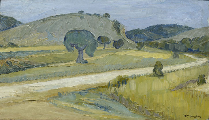 Attica Landscape, c.1918 - c.1920 - Константин Малеас
