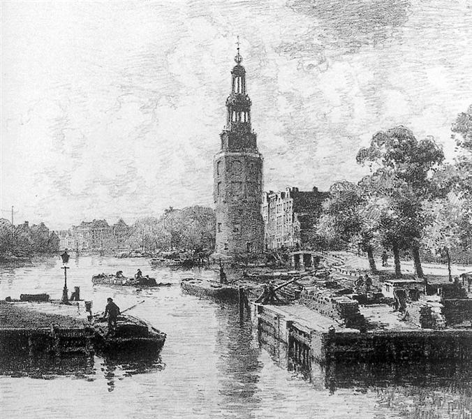 Montelbaanstoren In Amsterdam - Корнеліс Вреденбург